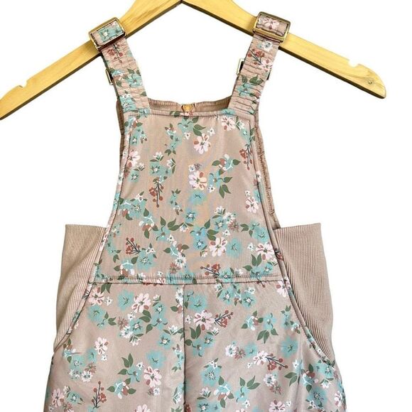 Tahari Girl Floral Pink Mauve Gold Detail Buckle Snow Pants - Picture 7 of 12